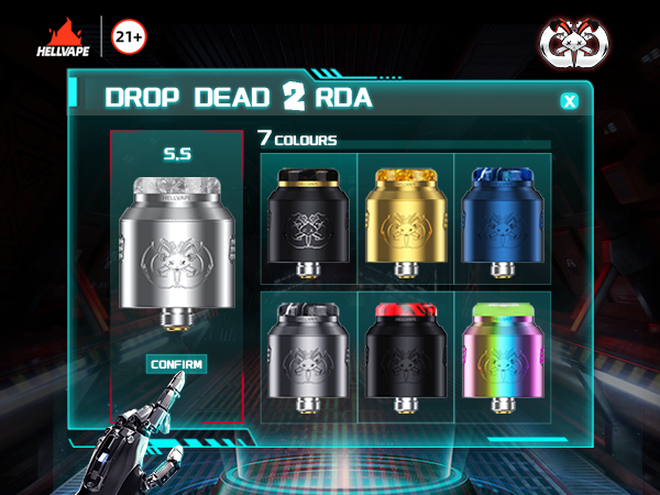 Drop Dead 2 RDA - Multiple Airflows  Multiple Flavors
